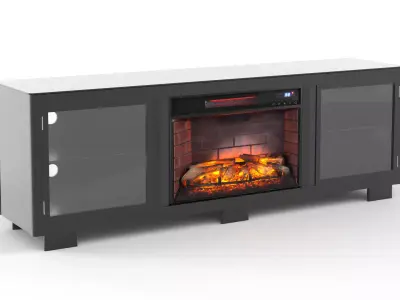 Electric Fireplace Free 3D model