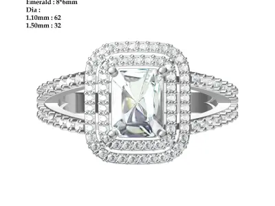 Wedding Ring  3D print model 238