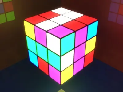 Rubik cube 3D model purchase