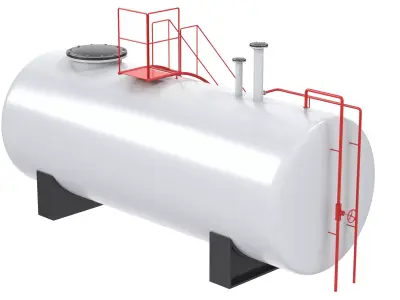 Industrial Tank PBR Low-poly 3D model