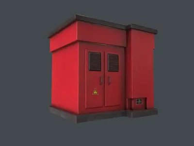 Generator VR PBR Low-poly 3D model