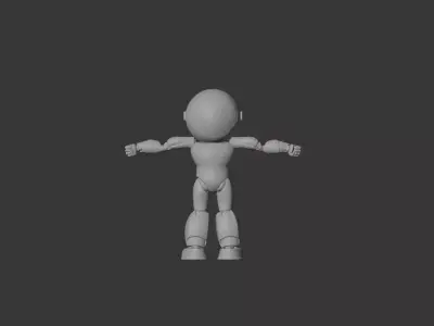 Dark Robot 3D model