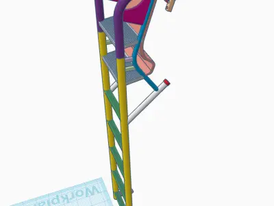 F22 boarding ladder Free 3D print model