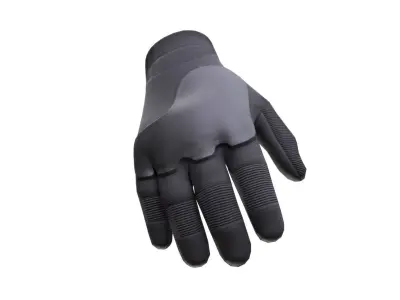 Warrior Gloves 76 - All MH Bodies - UE5 Skeletons - Rigged Low-poly 3D model