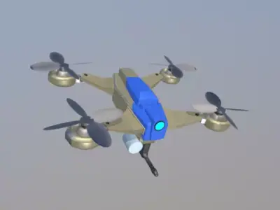 Battle Drone Free 3D model