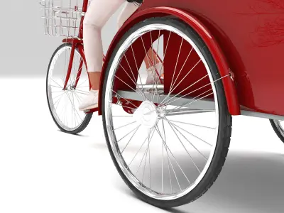Bike Tour 4K 3D model