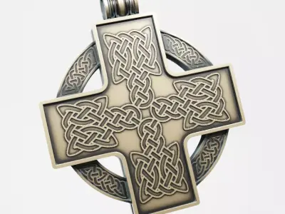 Celtic Cross - Vikings  model to print Part 02   3D print model