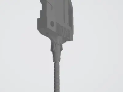 Large Heat Saber - SCI FI Sword 3D print model