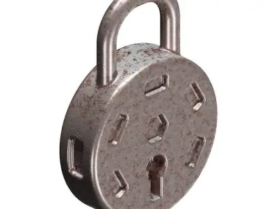 Rusty Lock 3D model