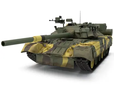 Soviet Main Battle Tank T 80 3D model