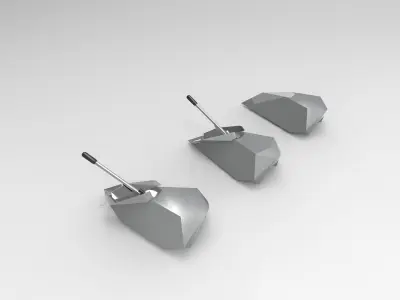 Bofors 57 mm 3D model