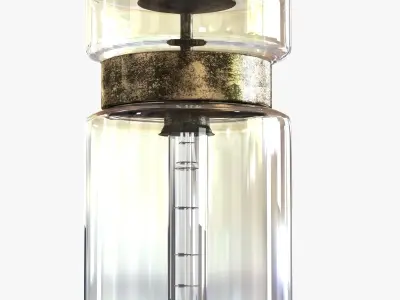 arteriors Garrison Cylindrical Pendant 3D model