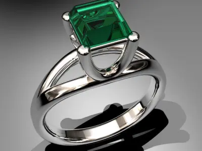 Rendering Anello B Free 3D model purchase