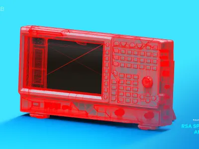 RSA Spectrum Analyzer 3D model