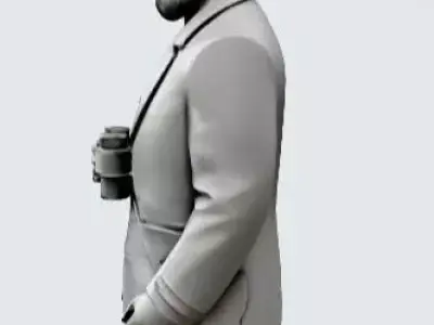 Historical Military Officer  3D print model