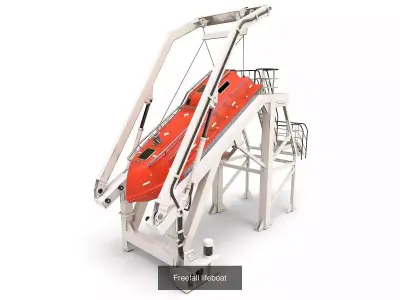 lifeboat 4 types 3D Model Pack