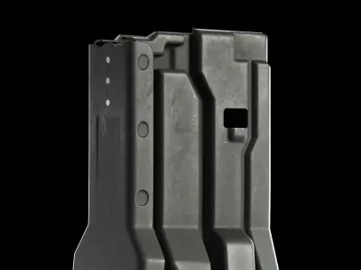 Surefire 60 Rounds AR-15 Stanag Magazine Low-poly 3D model