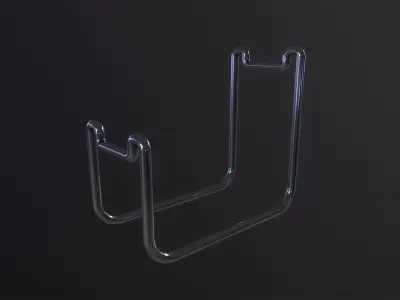 Gun Stand 3D Model Low-poly 3D model