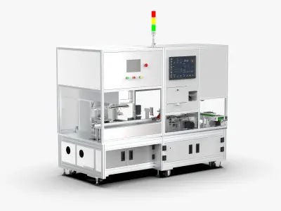 Fully Automatic Battery Pad Printing Inkjet Testing Machine 3D model