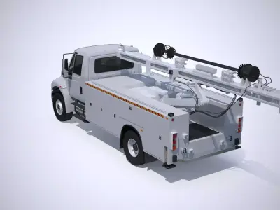 Drilling Truck 3D model