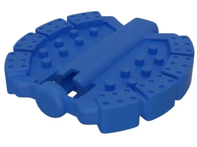 Kids bike pedals collection 3D model