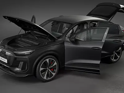 2025 Audi Q6 Sportback e-tron 3D model