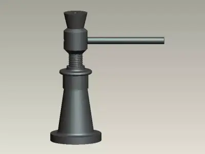 Screw Jack with Assembly Free 3D model