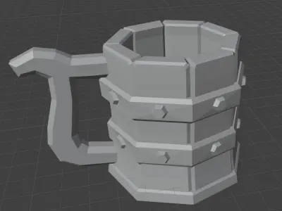 low-poly Deep Rock Galactic Free low-poly 3D model