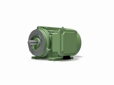 80 B34a Right IEC electric motor - 3D CAD model 3D model