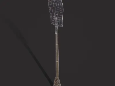 Shovel Version Three Low-poly 3D model