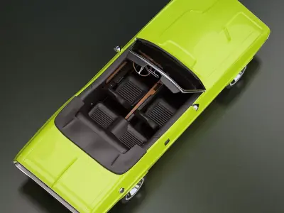 Challenger 71 Convertible 3D model