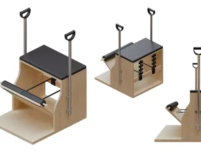 Wunda Chair Pilates 3D model