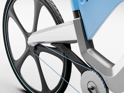 peugeot bike 3D model