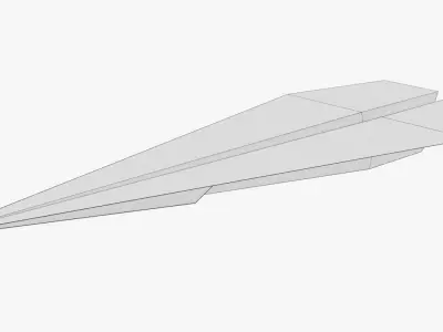 Paper Plane 3D model get