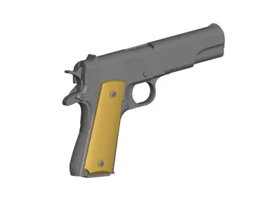 M1911 pistol 3D model order