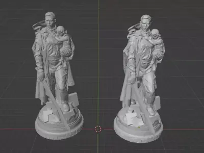 Soviet War Memorial Treptower Park 3D print model by ModelTankHub