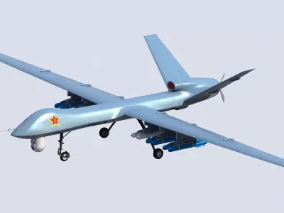 PLA CH-5 UAV 3D model