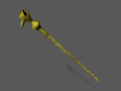 Bird Head Stick  Low-poly 3D model