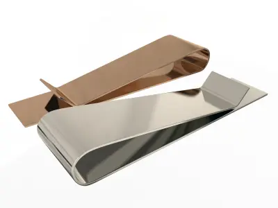 Money Clip Low-poly 3D model