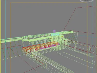 Industry Building 3D model V9
