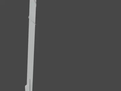  Rusty Metal Sickle 3D model
