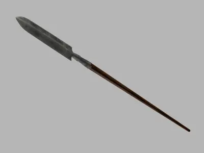 English polearm 3D model purchase