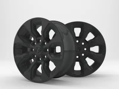 5th GEN RAM STOCK 8 LUG RIM 3D model