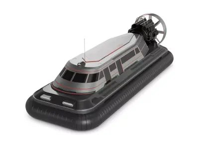 Hovercraft 3D model V1