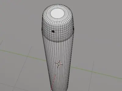 Blender Nerf Dart Free low-poly 3D model
