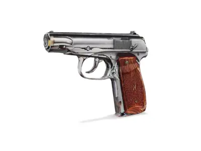 markov 9mm Low-poly 3D model
