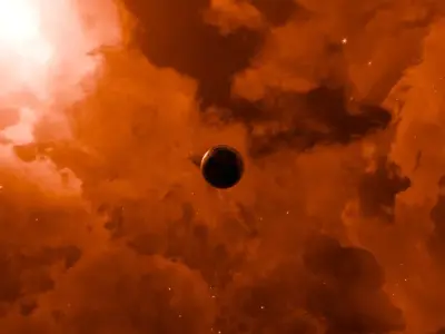 Pyreveil Nebula HDRI 16k seamless 3D model