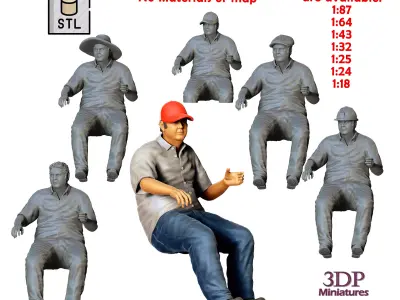 N4 Truck Driver 3D print model