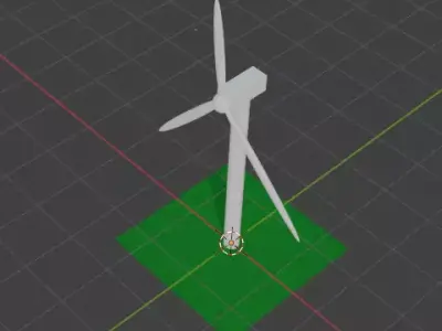 Windmill 3D model purchase