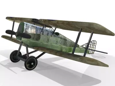 Old airplane 3D model